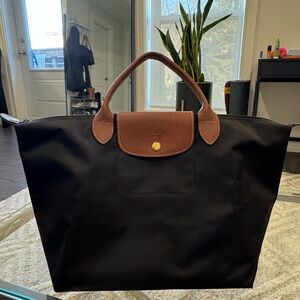 Le Pliage Original Tote Bag Medium Black